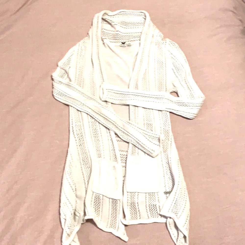 Roxy crocheted cardigan size MEDIUM